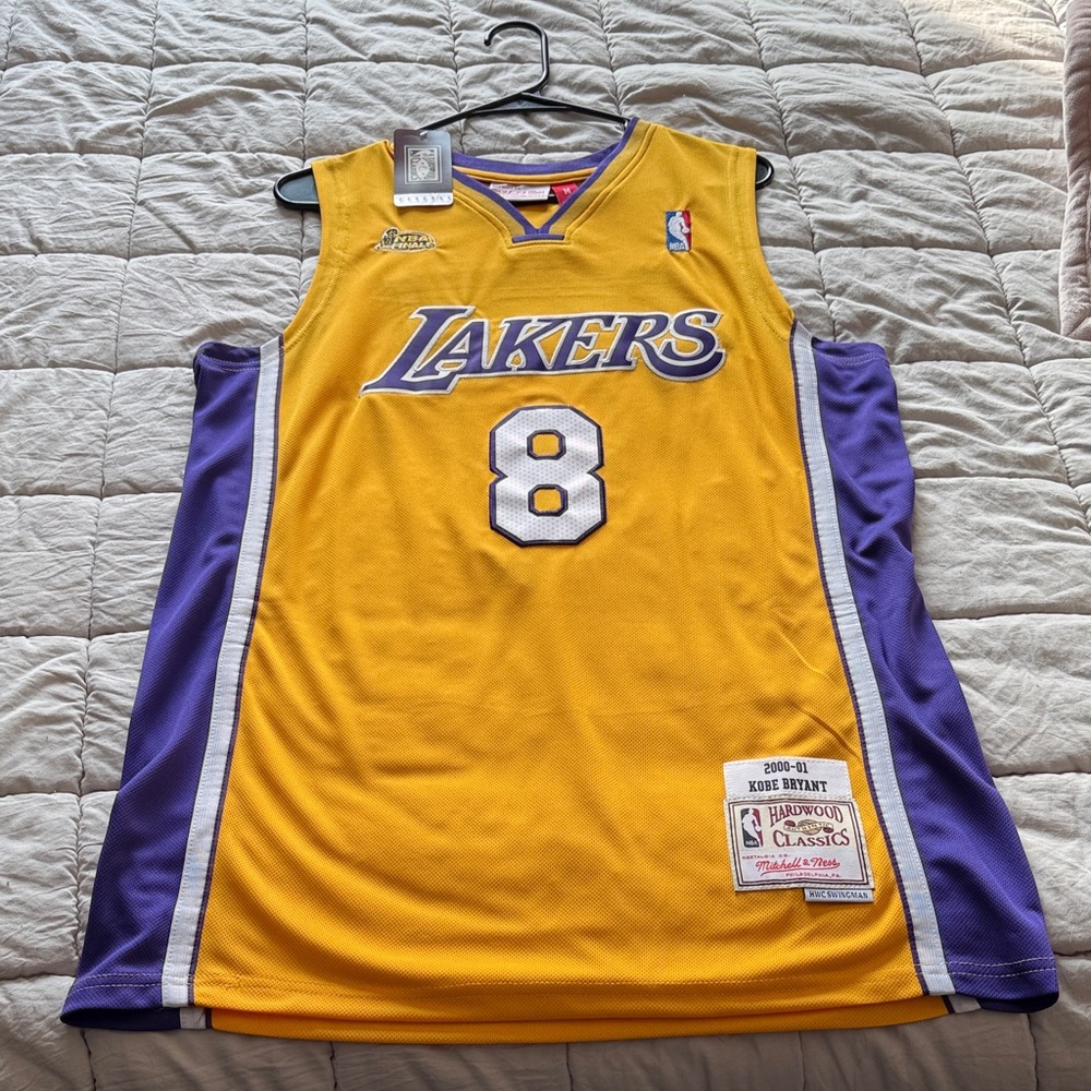 Mitchell & Ness Kobe Bryant Lakers Gold Jersey with Purple Highlights